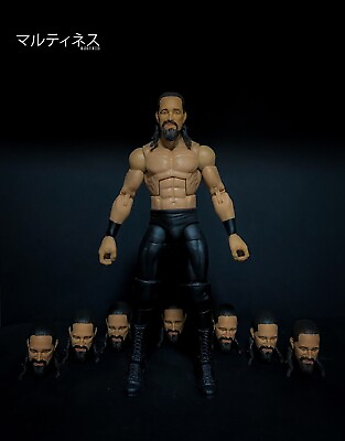 #ad 🔴PAINTED🔴 Jay White Custom 3D Print Head WWE NJPW BULLET CLUB $35.00