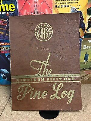 #ad 1951 Pine Log Yearbook Leland JR High School Chevy Chase Maryland $40.00