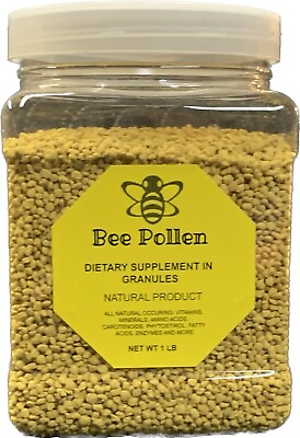 #ad BEE POLLEN 100% Pure Natural Bee Pollen Granules 1 lb FDA Certified $24.99