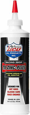 #ad Lucas Oil 10063 TB Zinc Plus Engine Break In Oil Additive 16 OZ. Bottle $15.86