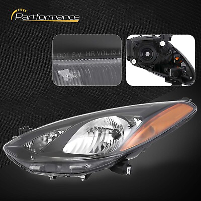#ad Headlight Headlamp Driver Left Side For 2011 2012 2014 Mazda 2 w Wiring Harness $134.04
