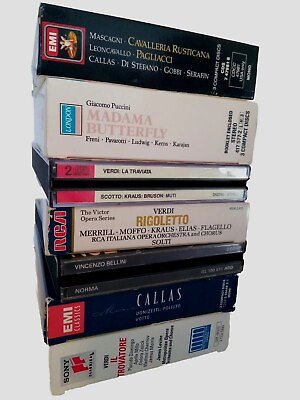 #ad Lot of Italian Opera CDs 7 Box Sets Maria Callas Pagliacci Traviata Verdi $45.00