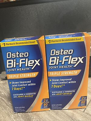 #ad Osteo Bi Flex Joint Health Triple Strength 160 Ct 2 80ct Exp 12 25 New In Box $21.99