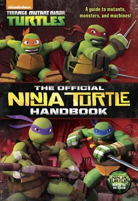 #ad The Official Ninja Turtle Handbook; Teen paperback Golden Books 9780553507683 $3.98