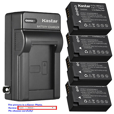 #ad Kastar Battery Wall Charger for Panasonic DMW BLC12 amp; Panasonic Lumix DMC FZ300 $37.49