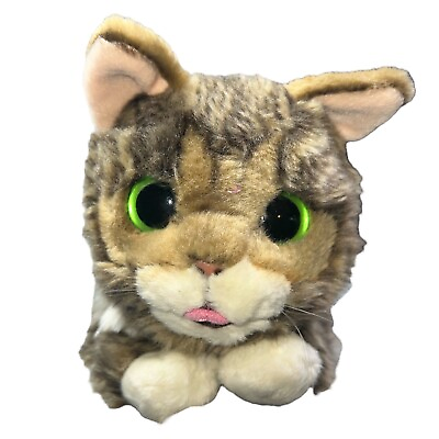 #ad #ad Cuddle Barn Lil Bub Plush Kitten Cat Green Eyes Realistic Stuffed Animal 16” $19.99