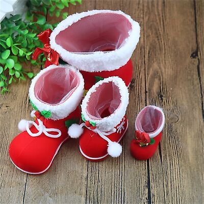 #ad Gift Stocking Boots Cute Decorative Christmas Decorations Party Supplies $7.00