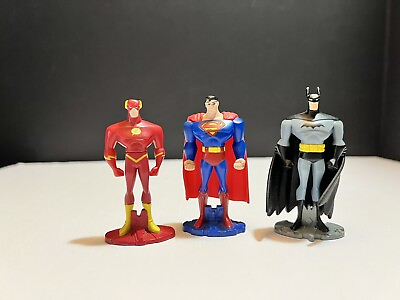 #ad DC Super Heroes Metal Collection Justice League Flash Batman amp; Superman Lot $15.00