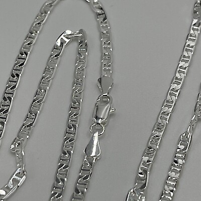#ad Women Silver Plated Mariner Link Chain Necklace Fashion Jewelry 24quot; $11.04