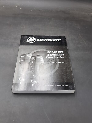 #ad 2016 Mercury 30 40 EFI 3 Cylinder Fourstroke Service Repair Shop Manual $78.00