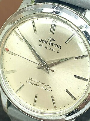 #ad Unichorn FB194 Men#x27;s Watch Vintage Automatic 25 Jewels FOR REPAIR PARTS $179.97