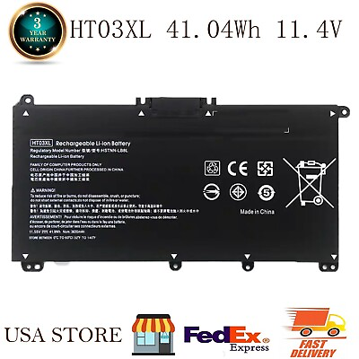 #ad HT03XL Battery for HP 240 245 250 255 G7 348 G5 HP Pavilion 141517 L11119 855 $13.59