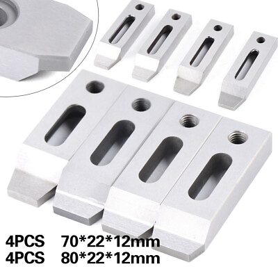 #ad 4PCS CNC Wire EDM Fixture Board Stainless Jig Tool Fits Clamping 70mm M8 Screw $41.80