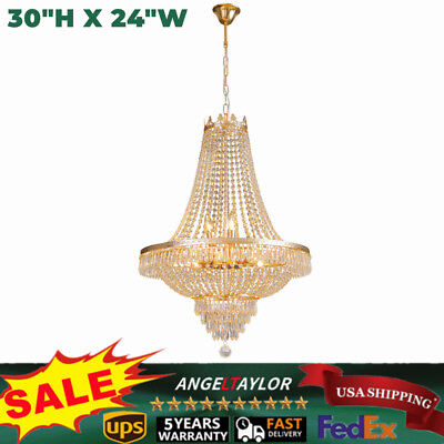 #ad Modern Luxury Crystal Chandelier Ceiling Fixtures Pendant Lighting Home Decorate $159.90
