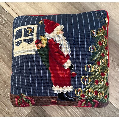 #ad Santa Claus St Nick Throw Decorative Pillow $15.00