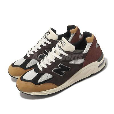 #ad New Balance 990 V2 Made in USA NB Black Tan Men Casual LifeStyle Shoes M990BB2 D $239.99