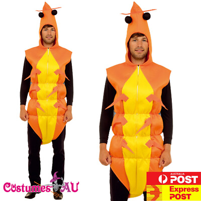 #ad Mens Shrimp Costume Sea Animal Stag Do Bucks Night Prawn Hens Bachelor Party AU $37.99