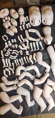 #ad Doll Parts 135 Porcelain MOSTLY Assortment Parts Art Repair *READ* $196.94