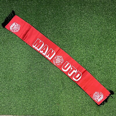 #ad Manchester United 2nd Division Champions 1975 Football Scarf Box 9 GBP 39.99