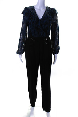 #ad Three Floor Womens Boss Lady Jumpsuit Black Size 6 14323674 $66.27