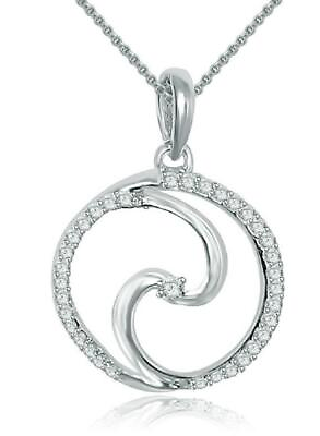 #ad Fashion Circle Pendant Necklace I1 G 0.60 Ct Natural Diamond Prong Set 14K Gold $483.99