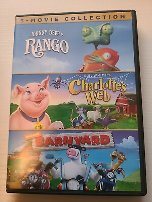 #ad Charlotte’s Web Barnyard Rango DVD 2011 $6.96