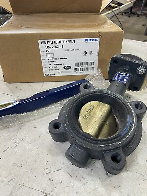 #ad NIBCO LD 2000 3 3quot; Lug Style Butterfly Valve NLG100F $150.00