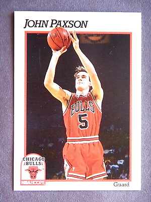 #ad John Paxson #33 NBA Hoops 1991 Basketball Card Chicago Bulls LN $1.99