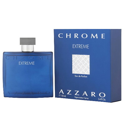 #ad Chrome Extreme by Azzaro 3.4 oz EDP Cologne for Men New In Box $38.64
