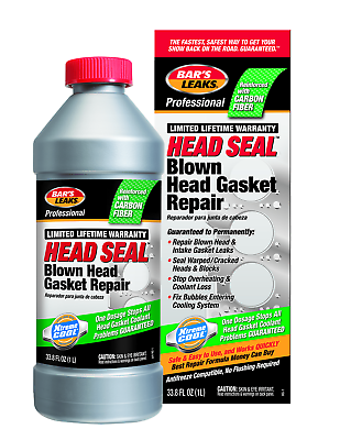 #ad Bar#x27;s Leaks Head Seal Blown Head Gasket Repair Additive 33.8 oz $26.17