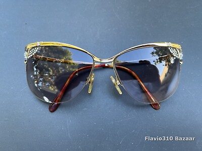 #ad Authentic TURA Mod. 963 56 15 Golden Sunglasses Gradient Lenses Made in Japan $89.00