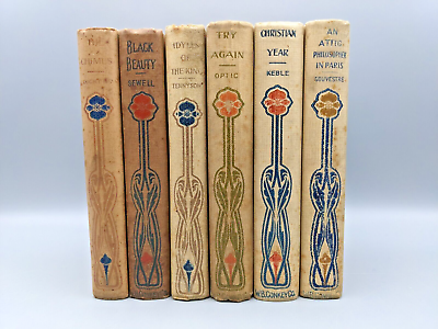 #ad Lot of 6 ANTIQUE CLASSIC BOOKS W. B. Conkey Dickens Sewell Conan Tennyson $69.95