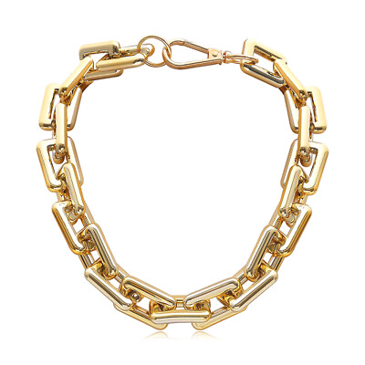 #ad Punk Hip Hop Choker Chunky Chain Necklace Statement Fashion Charm Jewel.sh ❤TH $7.87