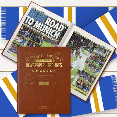 #ad Chelsea FC Personalised Football History Sports Birthday Gift Book GBP 59.99