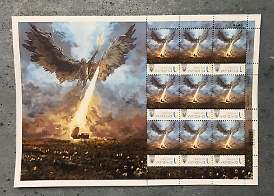 #ad stamps on the of Archangel Michael who help Ukraine’s army against Russian $23.99