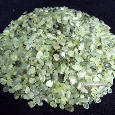 #ad 11lb Natural Tumbled Prehnite Crystal Quartz Bulk Stone Green Healing Reiki $79.99