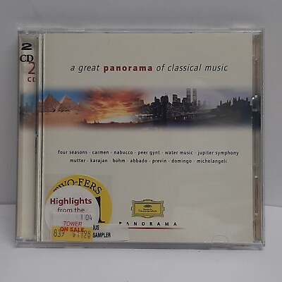 #ad A Great Panorama Of Classical Music Audio CD 2 CDs Pre owned $7.50