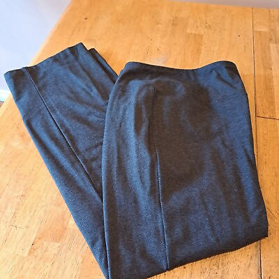 #ad Women#x27;s Straight Pants Large Short by Style and Co..... Charcoal $11.00
