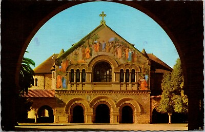 #ad California Palo Alto Stanford Chapel Church Post Date Unknown Vintage Postcard $9.89