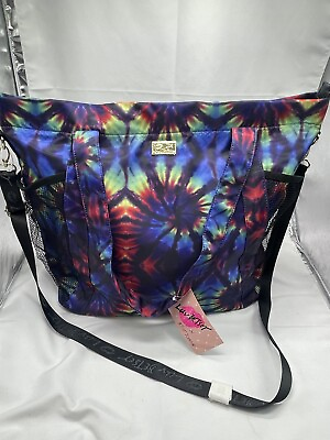 #ad Betsey Johnson Womens Weekender Travel Bag Tye Dye Multicolor LBSPORTY Nwt $49.99