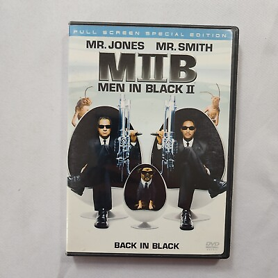 #ad Men in Black II DVD 2002 2 Disc Set Full Screen Special Edition $6.85