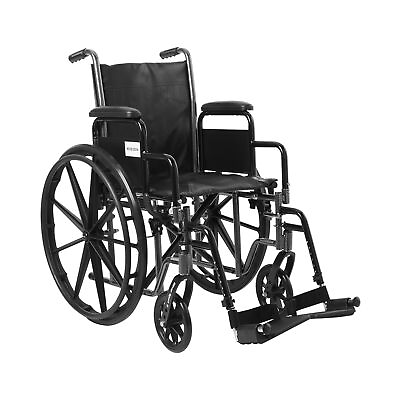 #ad McKesson Wheelchair Steel 16quot;W x 16quot;D Swing Away Footrest 146 SSP216DDA SF $239.52