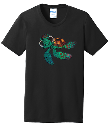 #ad Women#x27;s Squirt Turtle Finding Nemo T Shirt Ladies Tee Shirt S 4XL Bling Crew $26.99