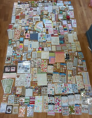 #ad HUGE Lot Over 300 Scrapbooking Stickers Embellishments Kids Baby Pets Boys Girls $125.00