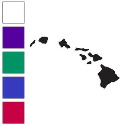 #ad Hawaiian Islands Hawaii Vinyl Decal Sticker Multiple Colors amp; Sizes #355 $7.95