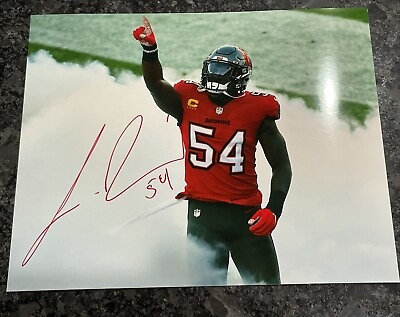 #ad Lavonte David Autographed 8x10 Photo Tampa Bay Buccaneers Proof $40.00