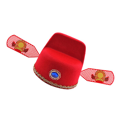 #ad Chinese Groom Hat Guangdong Local Conical Hat Emperor Costume Hat $12.02