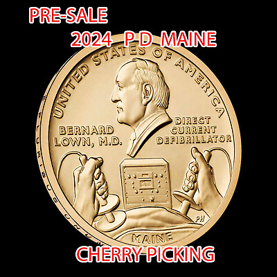 #ad 2024 P D American Innovation MAINE PD 2 coin set DIR CURRENT ⭐PRE SALE MAY 16⭐ $3.59