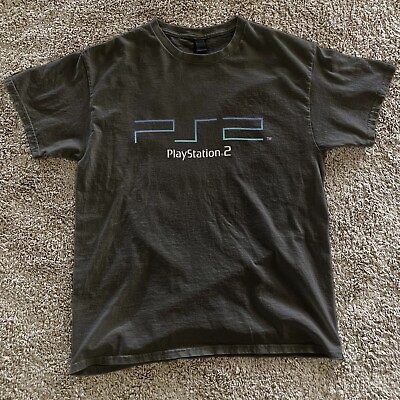 #ad Retro PS2 logo retro playstation tshirt 2000s era Vintage Gaming Shirt Y2k $22.97