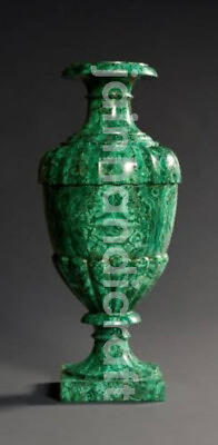 #ad 16#x27;#x27; Marble Flower Vase Pot pietra dura inlay green malachite decor home room $2445.00